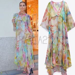 ZARA PRINTED DRESS LIMITED EDITION